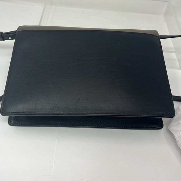 Michael Kors Collection Gia Medium Tricolor Crossbody Bag, Elephant - Picture 15 of 15